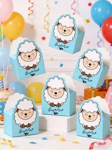10pcs/Pack Eid Al-Adha, Eid Mubarak Party Favor Gift Candy Paper Box, Chocolate Paper Box, Cute Sheep Design Portable Paper Box, Suitable For Various Festivals - View 9