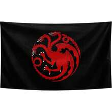 Game Funny Of Thrones Wall Art Hanging,Decorate Clubs Concerts Bars Dormitories Living Rooms Bedrooms Decor Tapestry - 1PC - Xem 1