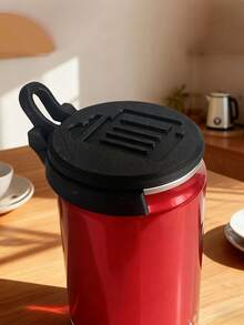 1pc Silicone Beverage Bottle Cap Cover, Reusable Drink Can Lid, Leak-Proof Soda/Beer/Juice Can Protector - Multicolor - View 2
