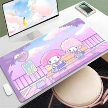 SANRIO 1pc Cute Mouse Pad - Large Kawaii-Style Pink Desk Mat Featuring , And ; A Large Mouse Pad Suitable For Laptops, Gaming, And Office Use - 1 - View 28