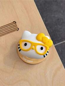 SANRIO Giá đỡ điện thoại từ tính hình mèo con và báo đốm 3D bằng silicon mới, phù hợp với ốp lưng điện thoại, chống rơi, giá đỡ để bàn có thể điều chỉnh. - Nhiều màu - Xem 10