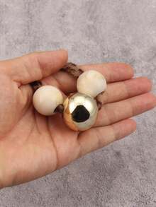 1 chiếc vòng cổ hạt nhựa phong cách Bohemian cho nữ, vòng cổ ngắn họa tiết da báo lấy cảm hứng từ đại dương, trang sức dự tiệc/du lịch làm quà tặng cho mẹ, bạn gái, bạn thân. - Họa tiết da báo - Xem 6