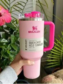 Sản phẩm có sẵn: Cốc giữ nhiệt bằng thép không gỉ S-TANLEY 40oz có ống hút, dung tích lớn, kiểu dáng thời trang, thích hợp cho ô tô. - Nhiều màu, 40oz - Xem 12