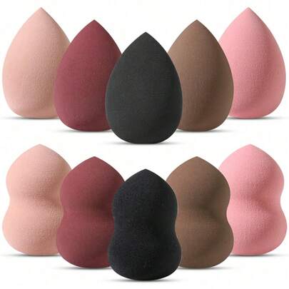 4pcs Large Makeup Sponges, Suitable For Powder And Liquid Cosmetics, Can Be Used For Facial Makeup, Affordable Price, Ideal Accessory For Home Decor, Vanity, Travel, Bedroom, Also An Excellent Makeup Accessory.