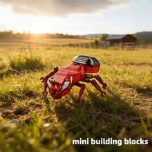 DIY Fun Micro Particle Insect Building Blocks, 3D Children's Educational Assembly Toys, Soft Stress Relief Gadget, Classroom Reward Recommendation Small Gift, Warm Desktop Decor, Gift For Kids To Improve Hands-On Ability, Suitable For Valentine's Day, Father's Day, Mother's Day, Graduation Season, Spring, Wedding Season, Birthday And Other Holidays - Multicolor - View 9