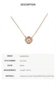 Swarovski Una Lady's Necklace - 白色5272364 - 查看 9