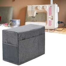 1pc Sewing Machine Cover, Dust-Proof And Waterproof, With Pocket To Store Sewing Supplies, Durable Dust Cover With Convenient Side Pocket And Sturdy Handle, Fits Most Standard Sewing Machines - Sewing Machine Dust Cover - View 7