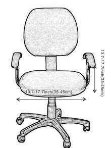 1/4/6pcs Chair Cover Set, Office Chair Seat Cushion Cover, Removable & Elastic Dining Chair Slipcover - Apricot - View 7