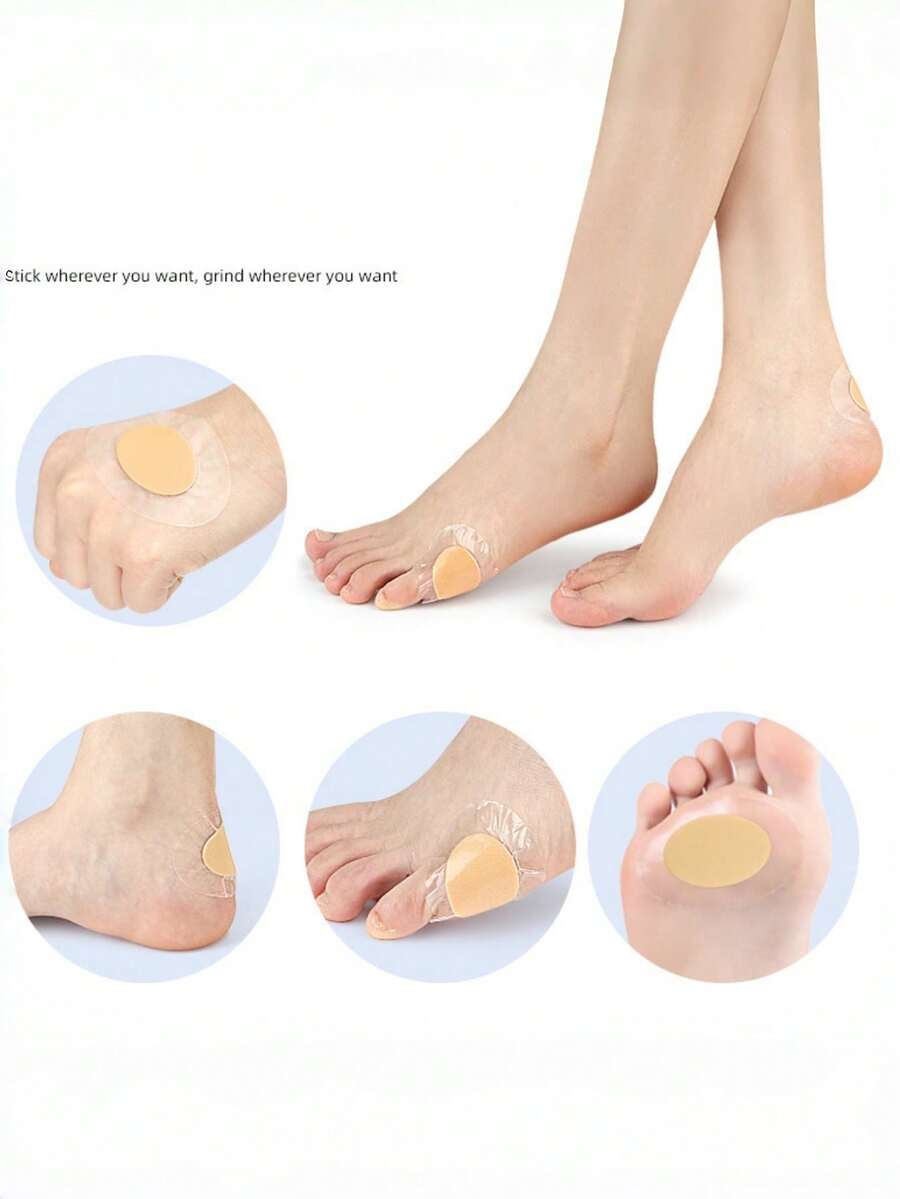 30 miếng đệm gel chống ma sát vô hình, dùng để chăm sóc bàn chân.