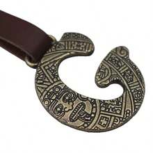 Metal Keychain With Engraved Initial And  Calendar - Handmade Gift Of Mexican Heritage - Letter G - View 4