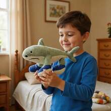 Stuffed Animals, Mini Plush, Squishy Shark Toy – Graduation Gifts, Birthday Gifts For Boyfriend, Kids, Boys & Girls, Funny Cute Meme Plushie, Christmas Gifts, 13.8" Italian Brainrot Tralalero Tralala Shark - Nhiều màu - Xem 8