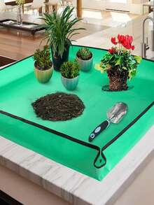 Thảm trồng cây dày dặn, thảm đất chống thấm nước dùng cho việc làm vườn tại nhà, trồng cây mọng nước, rau củ, thay chậu, trồng hoa. - A - Xem 5