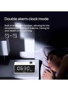 PHILIPS TAR3578 蓝牙音箱闹钟收音机，便携式床头立体声音箱，多功能夜灯带 USB 播放功能 - 查看 5