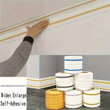 1pc 14cm X 230cm Self-Adhesive Wall Trim, Suitable For Interior And Exterior Corners, Ideal For Decorating Ceilings, Baseboards And Walls, DIY Home Decor Molding Available In Multiple Styles - A - View 3
