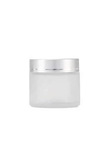 1 hũ đựng kem mềm bằng thủy tinh mờ, có thể tái sử dụng, dung tích 20g/30g/50g, hộp đựng mỹ phẩm rỗng, chai đựng phấn mắt/kem dưỡng da du lịch. - Bạc - Xem 7