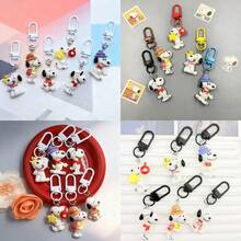 1 pieza Llavero de pareja, Colgante de mochila de estudiante, Llavero de coche, Pequeño regalo, Estilo aleatorio - Multicolor - Ver 7
