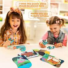5-In-1 Iron Box Storage Puzzle Toy, Animal Dinosaur Space Themes, 3+ Years Old Early Education Logical Thinking Training - Multicolor - View 4