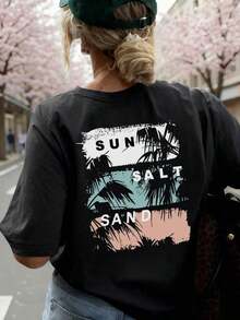 Women T-Shirts - Black - View 6