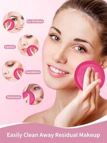 MAANGE 12 miếng bông tẩy trang mềm mại, tái sử dụng được, dùng được cả khô và ướt, thích hợp để rửa mặt, tắm, tẩy trang, mang theo khi đi du lịch, chăm sóc mắt, làm sạch mỹ phẩm, tiện lợi khi đi du lịch, phụ kiện trang điểm, quà tặng cho bạn bè. - Nhiều màu - Xem 7