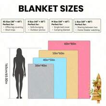 The Zenón Farm Adventure Story Blanket Bedding Set Is Perfect For Sofas, Travel, Camping, Napping, Home Decor, And Year-Round Gifts.-280gsm - Nhiều màu - Xem 3
