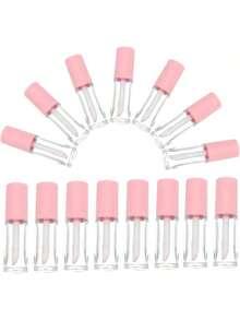 1.2ml DIY Pink Lip Gloss Tube Lip Glaze Tube Makeup Touch-Up Lip Gloss Dispensing Use 34pcs - Pink - View 8