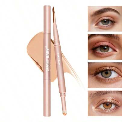 Barra iluminadora de tonos cálidos | Iluminador y contorno sedoso de larga duración para un maquillaje radiante y a prueba de manchas para uso diario | Lápiz iluminador facial y barra iluminadora