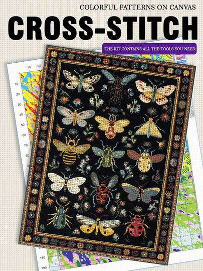 1 ชิ้น JOZYSH ไร้กรอบ 30 * 40 ซม./11.8 * 15.7 นิ้ว, ผีเสื้อ, ชุดปักครอสติชพิมพ์ลาย 11CT/14CT DIY, เหมาะสำหรับผู้ใหญ่และผู้เริ่มต้นเพื่อผ่อนคลายและชุดปักครอสติช DIY, เหมาะสำหรับตกแต่งผนังห้องนอนและห้องนั่งเล่น. ของขวัญประกอบด้วยผ้าใบพิมพ์ลาย, เข็ม, ด้าย, ภาพวาด และคำแนะนำ.