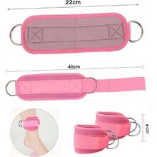 Grilletes para Tobilleras de 2 Piezas, Correas de Tobilleras de Gym Ajustables, Tobilleras Deportiva para Máquinas de Cable, para Entrenamiento de Piernas, Caderas y Glúteos, para Hombres y Mujeres,44463444 - Verde - Ver 5