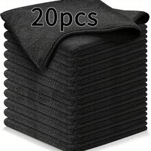 20 khăn lau - Khăn lau nhanh khô, chống trầy xước - Thích hợp cho nhà bếp, phòng tắm, ô tô, cửa sổ, dụng cụ nấu ăn, bát đĩa, khăn lau vi sợi, khăn lau chùi, vệ sinh đồ nội thất, dụng cụ vệ sinh, đồ dùng vệ sinh - Loại A - Xem 6