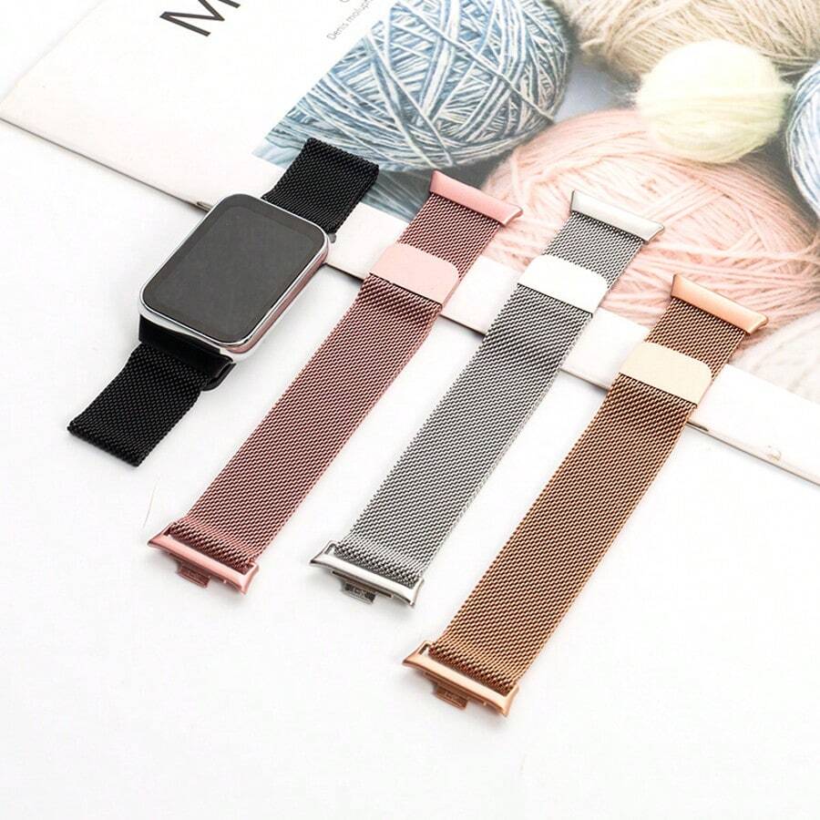 Milanese Stainless Steel Strap For Xiaomi Band 9 Pro/8 Pro, Watch 4