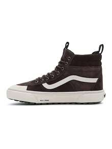 Vans男鞋女鞋SK8-Hi MTE-2高筒加絨保暖運動休閒鞋情侶鞋VN0007NK3N1 - 棕色 - 查看 2