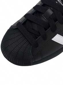 Adidas Originals男女大童鞋2026新款SUPERSTAR II J經典貝殼頭低筒板鞋休閒鞋女鞋JH9977 - 黑色 - 查看 5