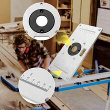 1PC Router Table Insert Plate Aluminum Router Plate For Woodworking Table Top Insert Mounting Plate Wood Tools Trimming Milling Machine With Accessories - Woodworking Workbench - View 10
