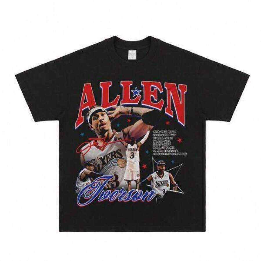 Men T-Shirts - 黑色 - 查看 1