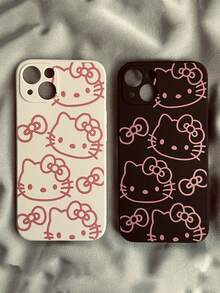 SANRIO Funda para Apple a prueba de golpes con diseño de gato, 2 piezas - Multicolor - Ver 16