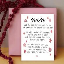 Mother's Day Card From Daughter, Cute Mother's Day Card, Happy Mother's Day Card, Mother's Day Gift - Multicolor - View 1