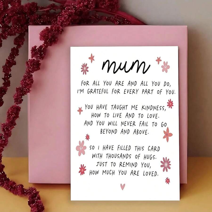 Mother's Day Card From Daughter, Cute Mother's Day Card, Happy Mother's Day Card, Mother's Day Gift - Multicolor - View 1