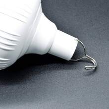 Foco Led 40w De Emergencia Luz Blanca Recargable Usb HYF104 decoración para el hogar luces led para cuarto luces led casa de campaña lamparas para techo lampara luces decorativas luces lámparas luz led lamparas lamparas decorativas - Blanco - Ver 8