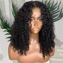Uveous Burmese Curly Wig 13x4 Lace Front Wigs Human Hair Wet And Wavy Pre Plucked HD Transparent Lace Frontal 100% Human Hair Wigs With Natural Color Halloween Season - Natural Black - View 3