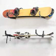 Wallmaster Kayak Storage Hooks Hangers Adjustable Kayak Garage Storage Rack Wall Mount Heavy Duty Hooks for Canoe Kayak Paddle Board Surfboard Snowboard - Paquete de 2 - Ver 7