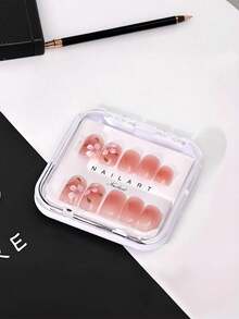 1/30 piezas Caja de almacenamiento y exhibición portátil para salón de uñas, caja de almacenamiento de uñas plegable y transparente de 3 capas y 3 pliegues a prueba de polvo, adecuada para uñas, pendientes, anillos y diversos pequeños artículos de joyería, con cinta adhesiva, caja de almacenamiento de arte de uñas, caja de almacenamiento de joyas plegable, caja de almacenamiento de arte de uñas transparente y portátil, puede almacenar uñas, mejor regalo para el almacenamiento de arte de uñas - Multicolor - Ver 4