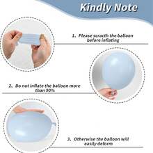 50/28 quả bóng bay màu xanh lá nhạt, trắng, xanh dương, vàng kích thước 10 inch, thích hợp trang trí tiệc sinh nhật lần thứ nhất cho bé trai/bé gái, đồ dùng cho tiệc mừng em bé chào đời. - A-1 - Xem 6