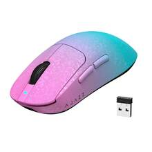 ATTACK SHARK Ajazz AJ199 无线游戏鼠标，碳纤维外壳，支持 2.4G/蓝牙/USB-C 三模连接，超轻 58 克，搭载 PAW3311 传感器，最高 DPI 可达 24000，配备 500mAh 电池 - 查看 11