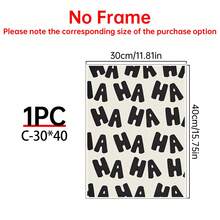 1/6pcs Black And White Canvas Art Wall Room Posters, Bold Room Decoration Aesthetic Murals, Framed+Frameless Room Decoration Supplies/Compromise Home Decoration, Fashionable Posters, Cute Room Decoration, Quirky Art Prints, Cool Room Decoration Supplies, Office Decoration, Bar Decoration, University Dormitory Decoration, Bedroom Decoration, Living Room Decoration, Kitchen Decoration, Bathroom Decoration - Multicolor - View 22