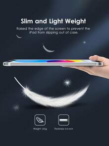Funda protectora de silicona suave con diseño de cojín de aire amortiguador, adecuada para modelos de 10.9 pulgadas y 11 pulgadas de la 11a y 10a generación de 2022-2025, cubierta transparente de Body completo para tableta - transparente - View 4