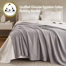 Madison Park - Manta Ligera de Verano 100% algodón Egipcio diseño de Punto gofre Suave acogedora para Todas Las Estaciones para Cama sofá o sofá Gris tamaño matrimonial/Queen 90 x 90 Pulgadas - Gris - Ver 3