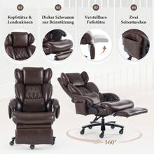 Sofa Parts - Brown + PU Leather + Foam - View 3