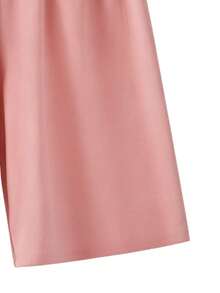 2 piezas Conjunto de camiseta de manga corta y pantalones cortos de verano versátil para niñas, camiseta con estampado floral dulce y pantalones cortos de 5 pulgadas, tela cómoda, conjunto casual refrescante - Rosa - Ver 8