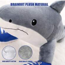 Stuffed Animals, Mini Plush, Squishy Shark Toy – Graduation Gifts, Birthday Gifts For Boyfriend, Kids, Boys & Girls, Funny Cute Meme Plushie, Christmas Gifts, 13.8" Italian Brainrot Tralalero Tralala Shark - Nhiều màu - Xem 4