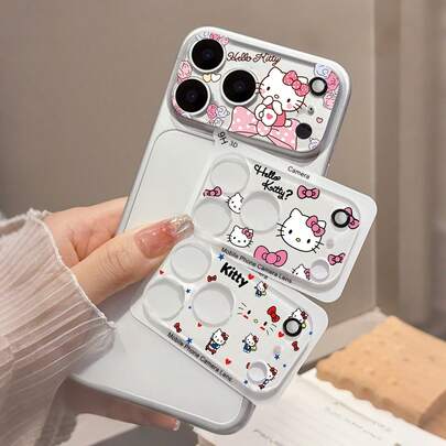 SANRIO 适用于 17 Pro Max 的 3D 立体高清镜头膜，卡通相机镜头保护膜